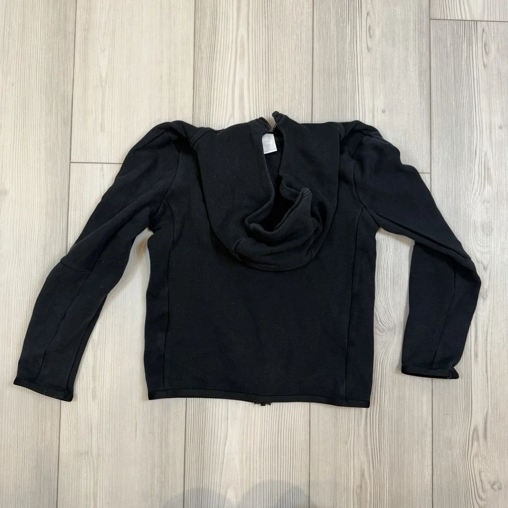 Nike‎ Tech Fleece Sweatshirt Hoodie Boys Size Small Black Standard Fit CU9223